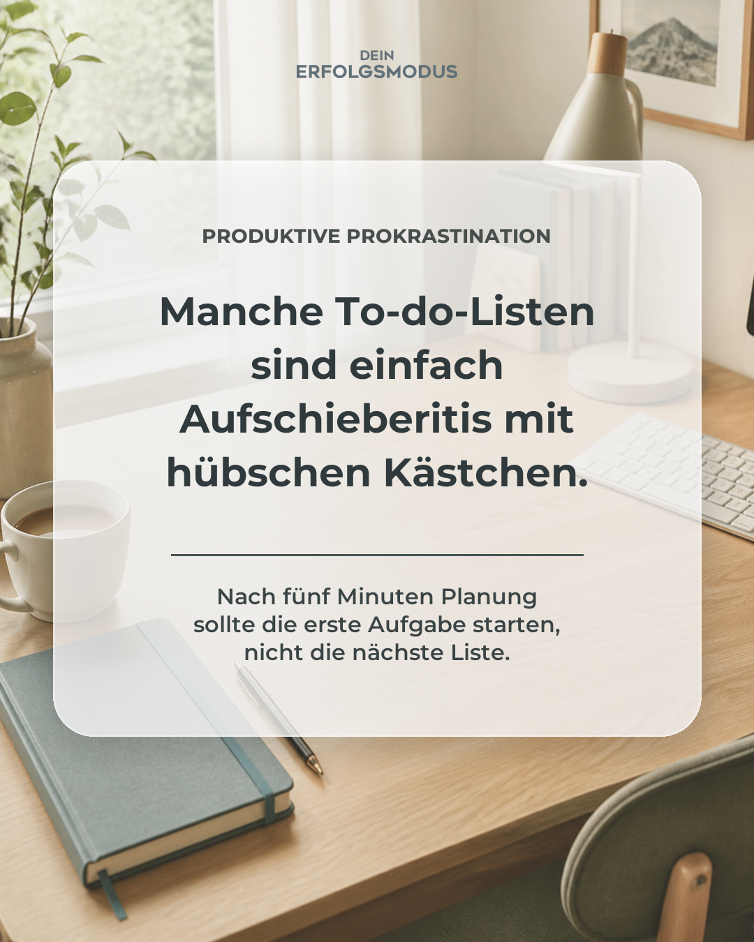 Produktivitäts-Hack: Manche To-do-Listen sind Aufschieberitis mit hübschen Kästchen.